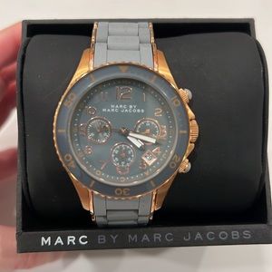 Marc by Marc Jacob’s Soft stainless steel wrist watch.